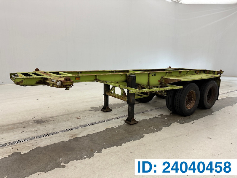 Van Hool Skelet 20 ft - Semi-remorque porte-conteneur/ Caisse mobile: photos 1 Van Hool Skelet 20 ft - Semi-remorque porte-conteneur/ Caisse mobile: photos 1
