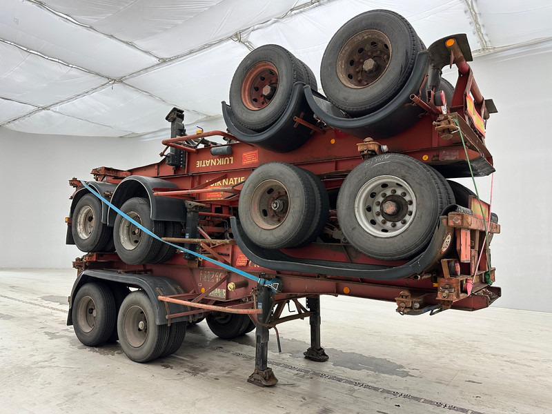 Van Hool Stack 4 x skelet 20 ft - Semi-remorque porte-conteneur/ Caisse mobile: photos 3 Van Hool Stack 4 x skelet 20 ft - Semi-remorque porte-conteneur/ Caisse mobile: photos 3