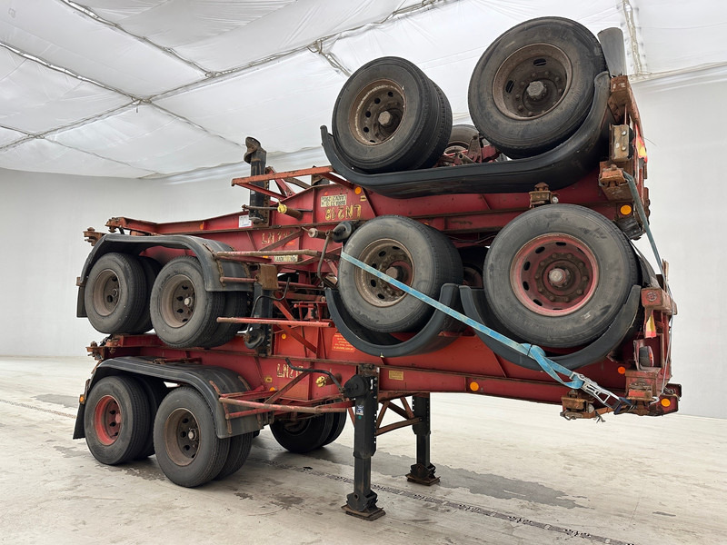 Van Hool Stack 4 x skelet 20 ft - Semi-remorque porte-conteneur/ Caisse mobile: photos 3 Van Hool Stack 4 x skelet 20 ft - Semi-remorque porte-conteneur/ Caisse mobile: photos 3