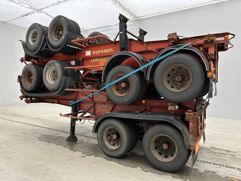 Semi-remorque porte-conteneur/ Caisse mobile Van Hool Stack 4 x skelet 20 ft: photos 6 Semi-remorque porte-conteneur/ Caisse mobile Van Hool Stack 4 x skelet 20 ft: photos 6