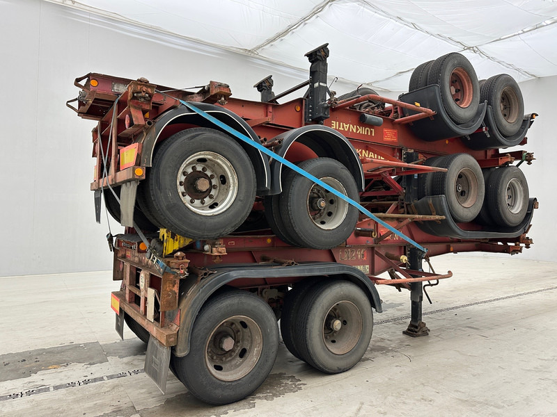 Van Hool Stack 4 x skelet 20 ft - Semi-remorque porte-conteneur/ Caisse mobile: photos 4 Van Hool Stack 4 x skelet 20 ft - Semi-remorque porte-conteneur/ Caisse mobile: photos 4