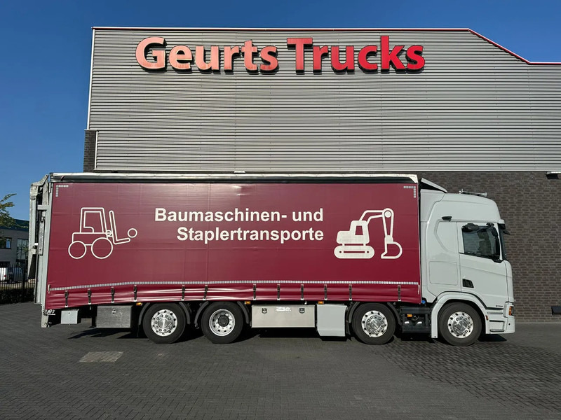 Scania R540 B8X2*6LB OPRIJWAGEN MET 15 TONS LAADKLEP EN GESLOTEN HUIF MET SCHUIFZEILEN EN SCHUIFKAP - Camion porte-voitures: photos 4 Scania R540 B8X2*6LB OPRIJWAGEN MET 15 TONS LAADKLEP EN GESLOTEN HUIF MET SCHUIFZEILEN EN SCHUIFKAP - Camion porte-voitures: photos 4
