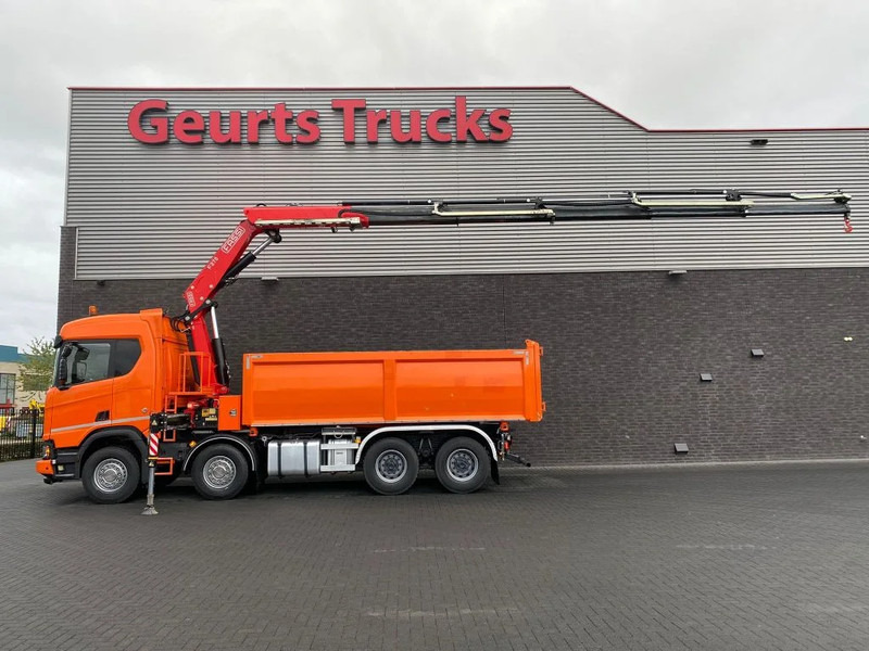 Scania R650 V8 NGS XT 8X4 + KIPPER + FASSI F275A.2.25 KRAAN/KRAN/CRANE/GRUA - Camion benne, Camion grue: photos 4 Scania R650 V8 NGS XT 8X4 + KIPPER + FASSI F275A.2.25 KRAAN/KRAN/CRANE/GRUA - Camion benne, Camion grue: photos 4