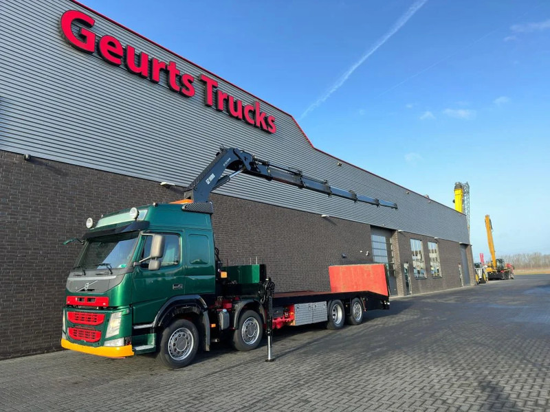Volvo FM 500 8X2 OPRIJWAGEN/MACHINE TRANSPORTER + HIAB 322 EP-5 HIPRO KRAAN/KRAN/CRANE/GRUA - Camion grue: photos 2 Volvo FM 500 8X2 OPRIJWAGEN/MACHINE TRANSPORTER + HIAB 322 EP-5 HIPRO KRAAN/KRAN/CRANE/GRUA - Camion grue: photos 2