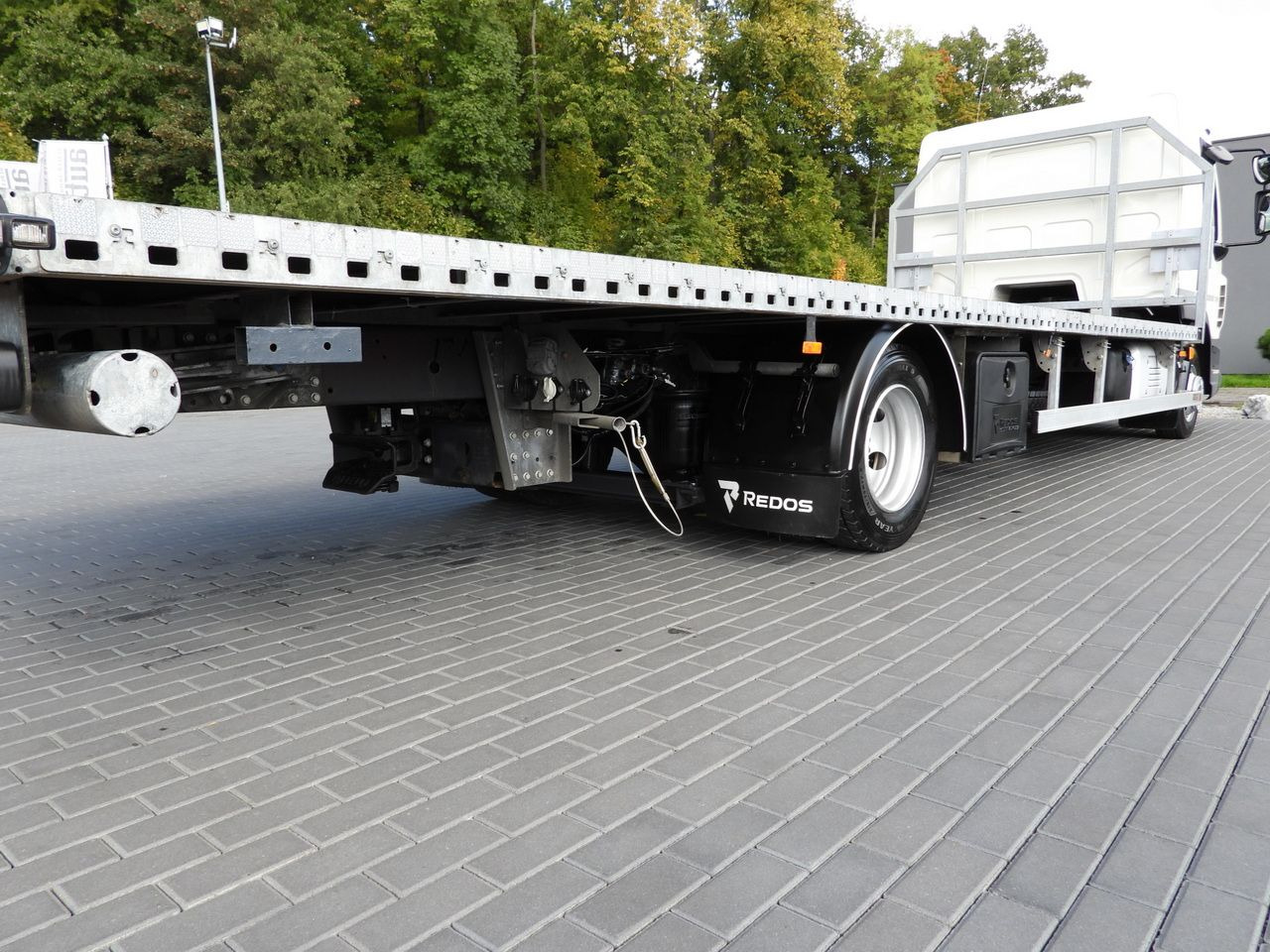 Camion porte-conteneur/ Caisse mobile DAF LF 230 CONTAINER CARRIER PLATFORM + TRAILER WEBASTO CRUISE CONTROL LED LIGHTS PNEUMATICS AUTOMATIC TRANSMISSION  TWIN WHEELS AIR CONDITIONING  230HP: photos 16