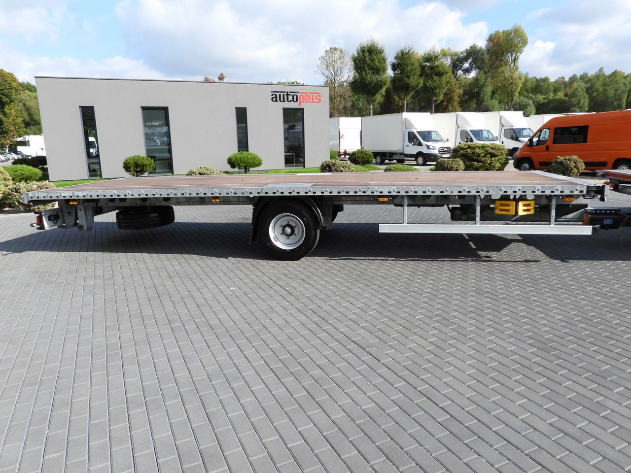 Camion porte-conteneur/ Caisse mobile DAF LF 230 CONTAINER CARRIER PLATFORM + TRAILER WEBASTO CRUISE CONTROL LED LIGHTS PNEUMATICS AUTOMATIC TRANSMISSION  TWIN WHEELS AIR CONDITIONING  230HP: photos 33