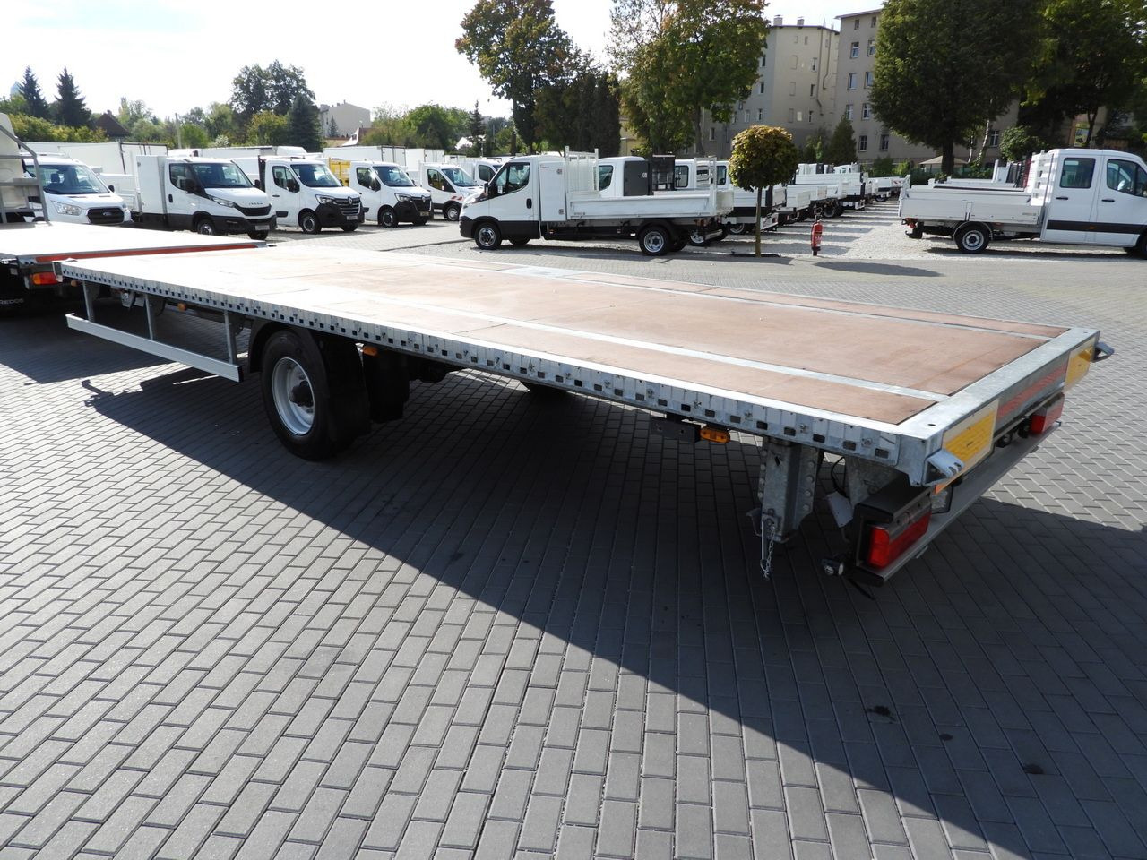Camion porte-conteneur/ Caisse mobile DAF LF 230 CONTAINER CARRIER PLATFORM + TRAILER WEBASTO CRUISE CONTROL LED LIGHTS PNEUMATICS AUTOMATIC TRANSMISSION  TWIN WHEELS AIR CONDITIONING  230HP: photos 35