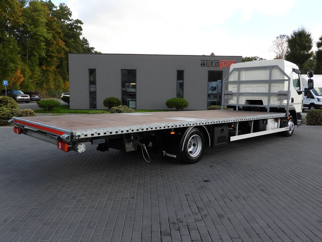 Camion porte-conteneur/ Caisse mobile DAF LF 230 CONTAINER CARRIER PLATFORM + TRAILER WEBASTO CRUISE CONTROL LED LIGHTS PNEUMATICS AUTOMATIC TRANSMISSION  TWIN WHEELS AIR CONDITIONING  230HP: photos 27