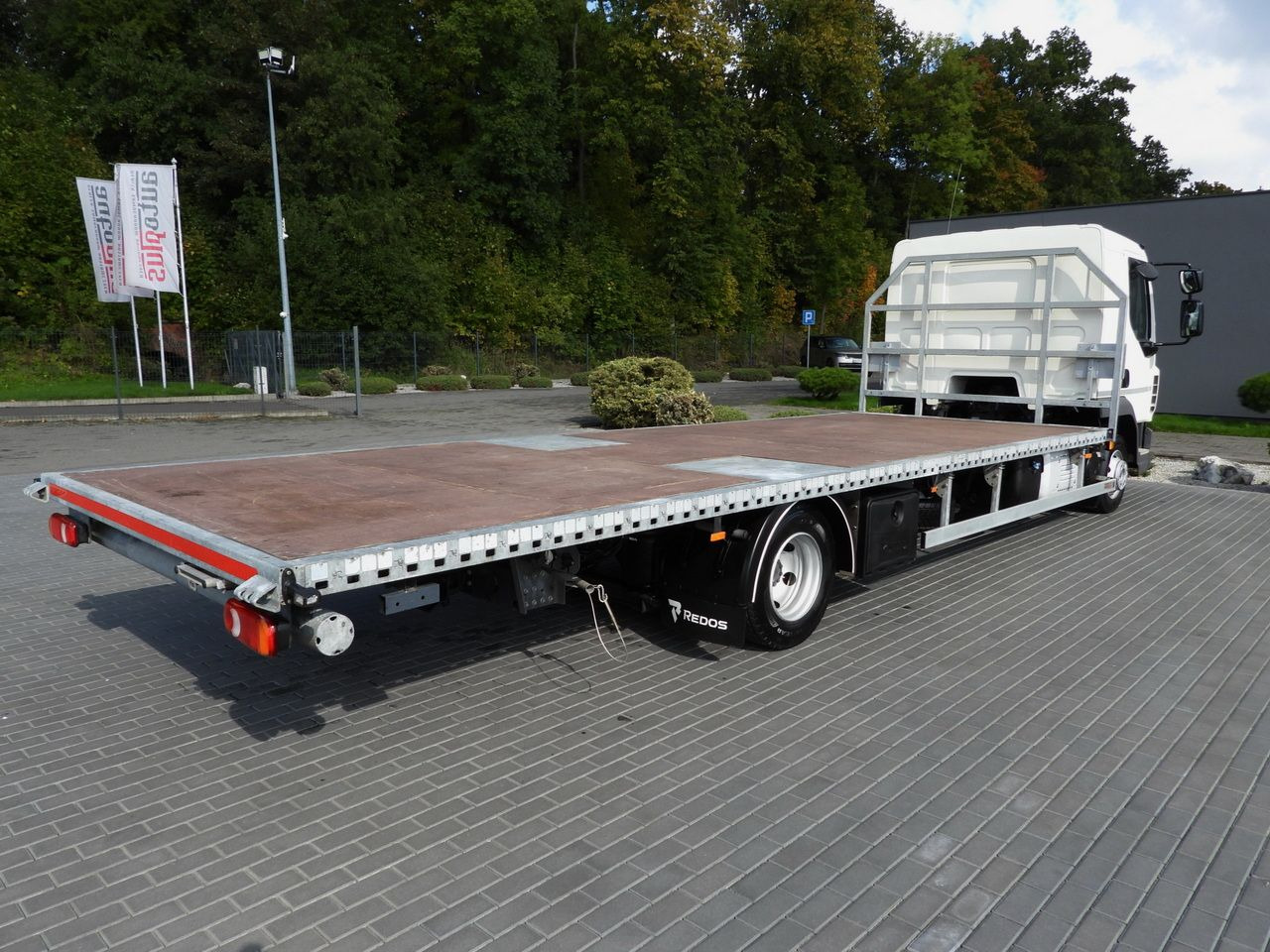 Camion porte-conteneur/ Caisse mobile DAF LF 230 CONTAINER CARRIER PLATFORM + TRAILER WEBASTO CRUISE CONTROL LED LIGHTS PNEUMATICS AUTOMATIC TRANSMISSION  TWIN WHEELS AIR CONDITIONING  230HP: photos 12