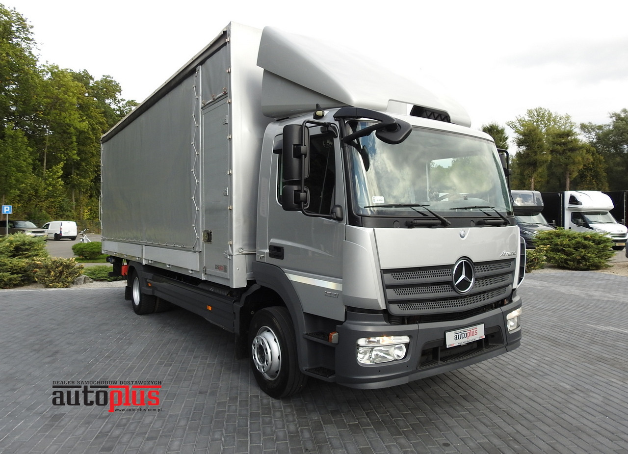 MERCEDES ATEGO 1221 TARPAULIN LIFT 16 PALLETS WEBASTO AIR CONDITIONING PNEUMATICS TWIN WHEELS 230HP - Utilitaire rideaux coulissants (PLSC): photos 1 MERCEDES ATEGO 1221 TARPAULIN LIFT 16 PALLETS WEBASTO AIR CONDITIONING PNEUMATICS TWIN WHEELS 230HP - Utilitaire rideaux coulissants (PLSC): photos 1