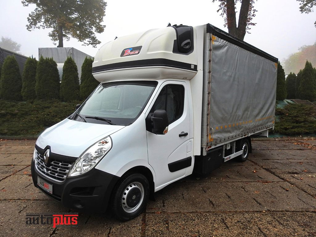 Renault MASTER PRITSCHE PLANE 10 PALLETS WEBASTO A/C - Utilitaire rideaux coulissants (PLSC): photos 1 Renault MASTER PRITSCHE PLANE 10 PALLETS WEBASTO A/C - Utilitaire rideaux coulissants (PLSC): photos 1