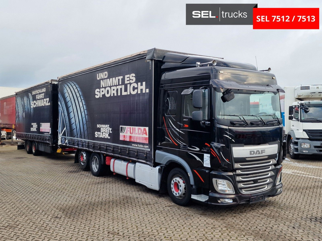 DAF XF 460 FAR / ZF Intarder / Durchladezug - Camion à rideaux coulissants: photos 3 DAF XF 460 FAR / ZF Intarder / Durchladezug - Camion à rideaux coulissants: photos 3