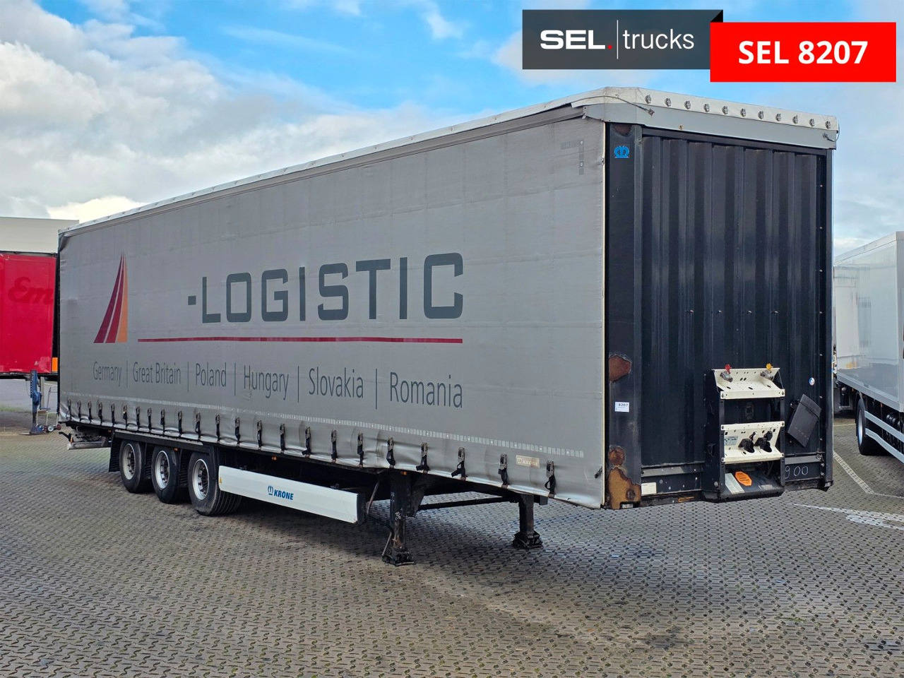 Krone SD / Hubdach / EDSCHA / Liftachse - Semi-remorque rideaux coulissants: photos 3 Krone SD / Hubdach / EDSCHA / Liftachse - Semi-remorque rideaux coulissants: photos 3