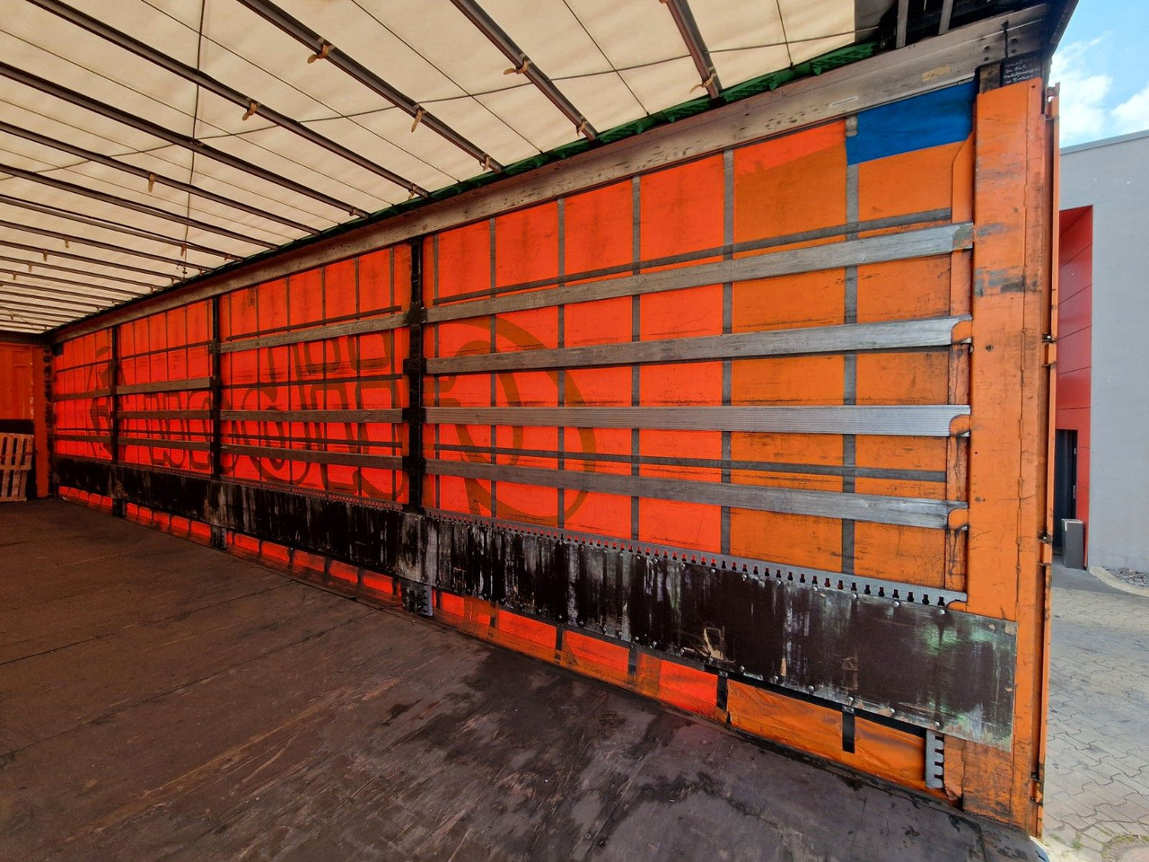 Semi-remorque rideaux coulissants Krone SD / Hubdach / EDSCHA / Mega: photos 14