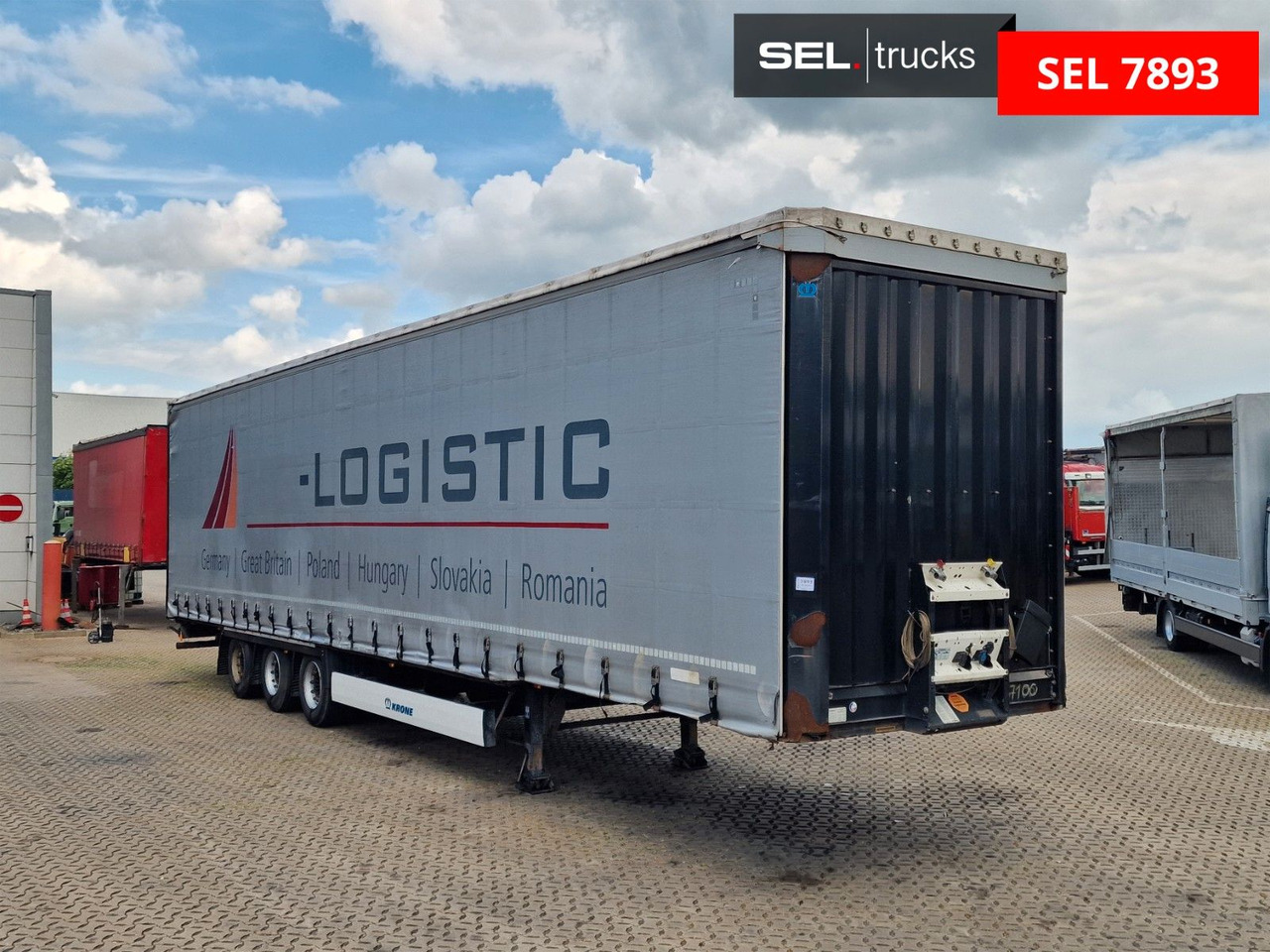Krone SD / Hubdach / EDSCHA / Mega / Liftachse - Semi-remorque rideaux coulissants: photos 3 Krone SD / Hubdach / EDSCHA / Mega / Liftachse - Semi-remorque rideaux coulissants: photos 3