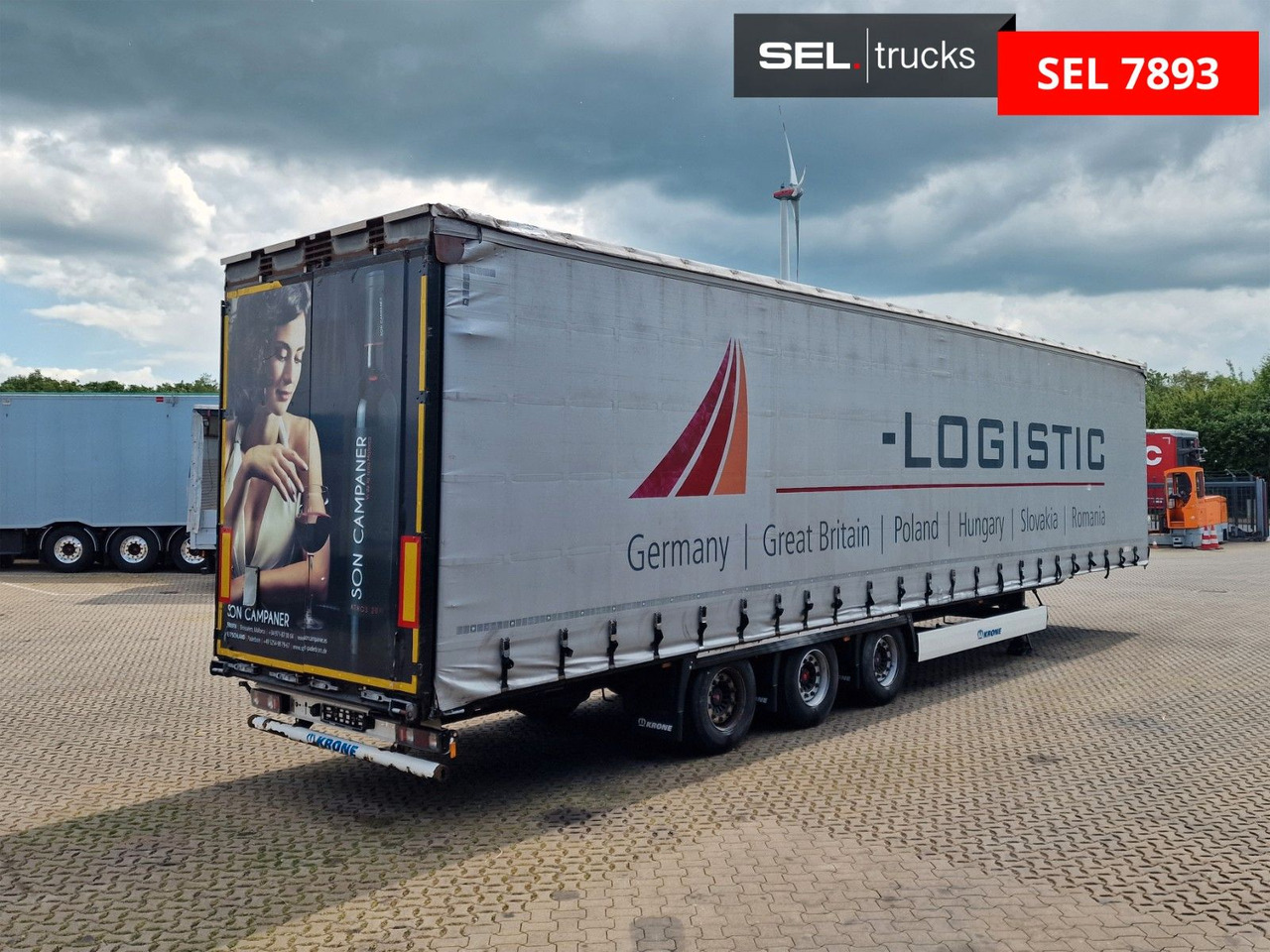 Krone SD / Hubdach / EDSCHA / Mega / Liftachse - Semi-remorque rideaux coulissants: photos 5 Krone SD / Hubdach / EDSCHA / Mega / Liftachse - Semi-remorque rideaux coulissants: photos 5