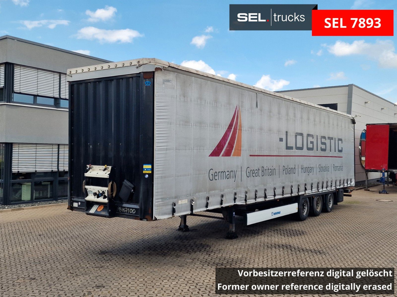 Krone SD / Hubdach / EDSCHA / Mega / Liftachse - Semi-remorque rideaux coulissants: photos 1 Krone SD / Hubdach / EDSCHA / Mega / Liftachse - Semi-remorque rideaux coulissants: photos 1