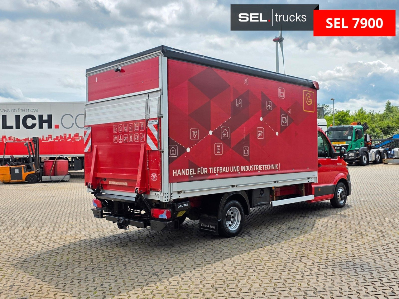 MAN TGE 5.180 / Ladebordwand / Aluklappen / 6D - Utilitaire rideaux coulissants (PLSC): photos 5 MAN TGE 5.180 / Ladebordwand / Aluklappen / 6D - Utilitaire rideaux coulissants (PLSC): photos 5