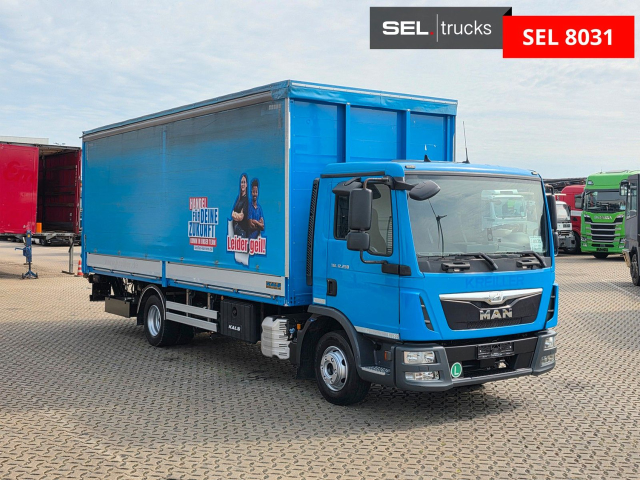 MAN TGL 12.250 4x2 BL / Ladebordwand / Aluklappen - Camion à rideaux coulissants: photos 3 MAN TGL 12.250 4x2 BL / Ladebordwand / Aluklappen - Camion à rideaux coulissants: photos 3