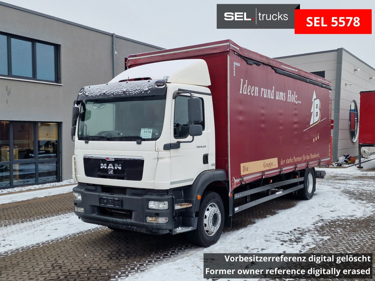 MAN TGM 18.250 4X2 LL / Staplerhalterung - Camion à rideaux coulissants: photos 1 MAN TGM 18.250 4X2 LL / Staplerhalterung - Camion à rideaux coulissants: photos 1