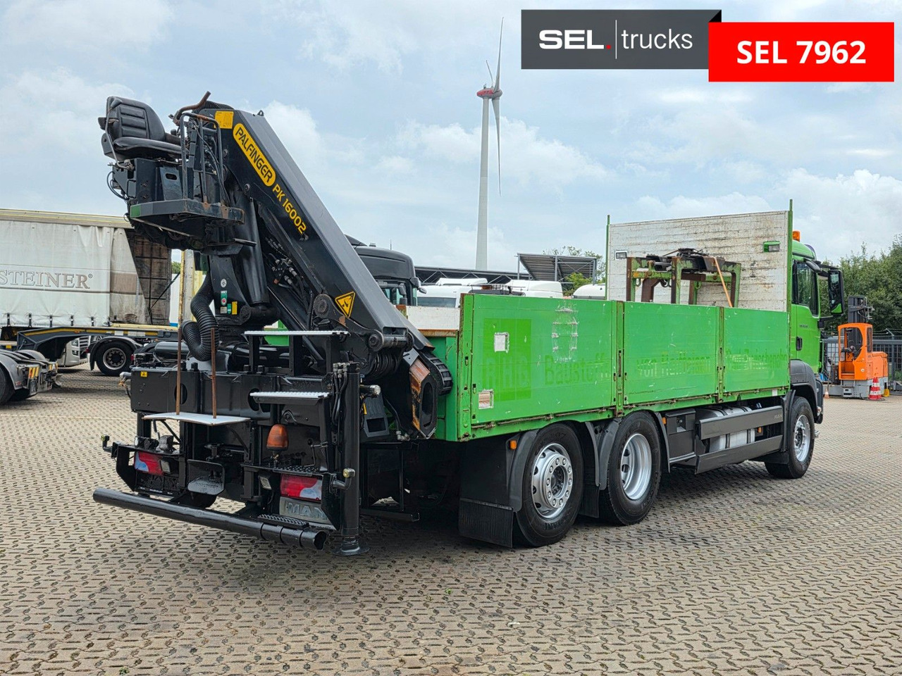 MAN TGS 26.360 6x2-2 BL/ Palfinger 16002 / Lenkachse - Camion grue: photos 5 MAN TGS 26.360 6x2-2 BL/ Palfinger 16002 / Lenkachse - Camion grue: photos 5