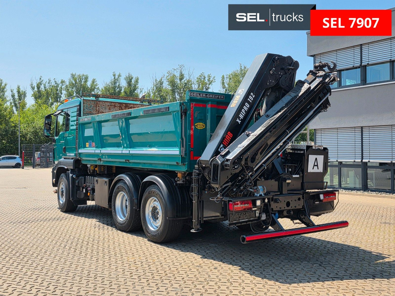 MAN TGS 28.480 6X4H-4 BL /HIAB /Fernbed. / Lenkachse - Camion benne, Camion grue: photos 1 MAN TGS 28.480 6X4H-4 BL /HIAB /Fernbed. / Lenkachse - Camion benne, Camion grue: photos 1