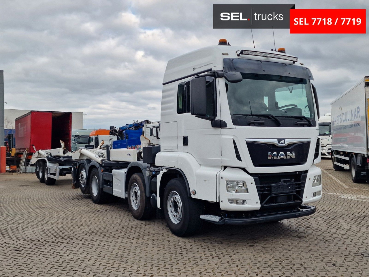 MAN TGS 35.500.8X2-6 BL / Silosteller / Lenkachse - Camion benne: photos 3 MAN TGS 35.500.8X2-6 BL / Silosteller / Lenkachse - Camion benne: photos 3