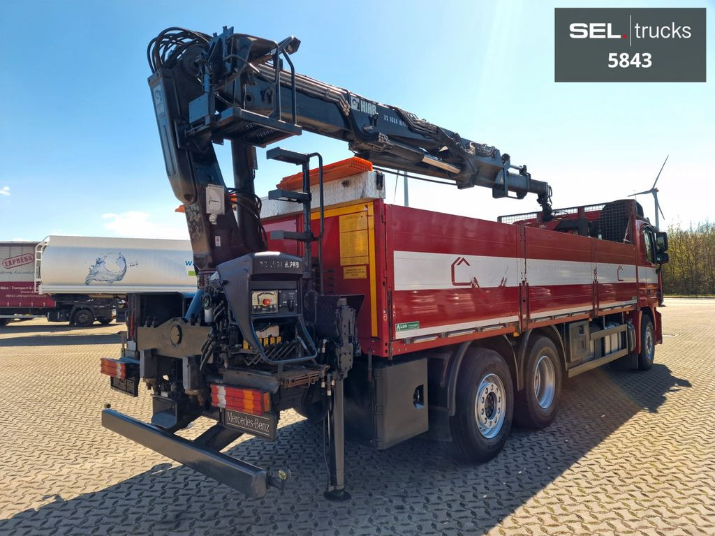 Mercedes-Benz Actros 2546 / HIAB 166K / ADC 4,1t / Lenkachse - Camion grue, Camion plateau: photos 5 Mercedes-Benz Actros 2546 / HIAB 166K / ADC 4,1t / Lenkachse - Camion grue, Camion plateau: photos 5