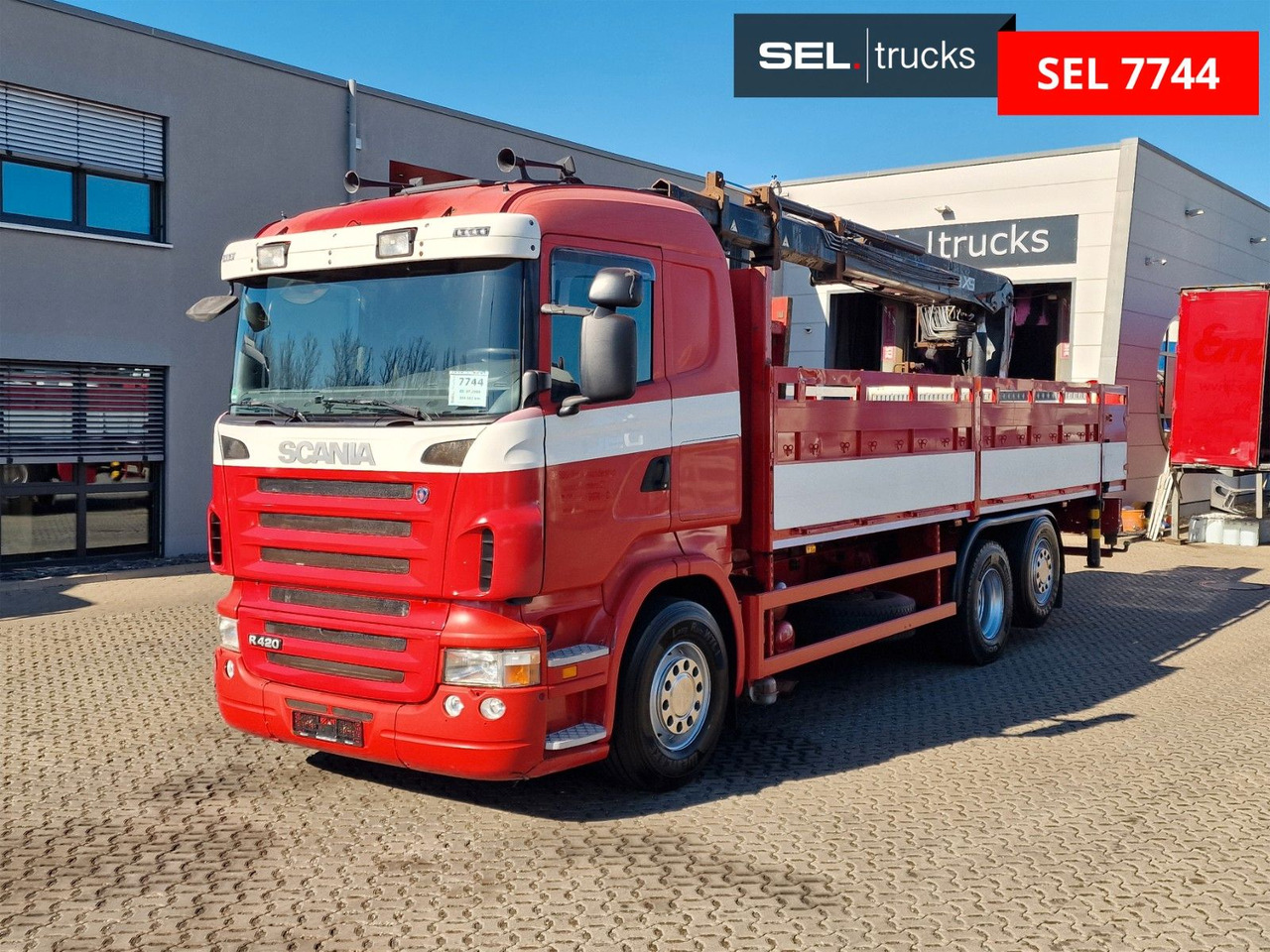 Scania R 340 LB6X2*4MNA /Retarder /HIAB 166K /Lenkachse - Camion grue: photos 1 Scania R 340 LB6X2*4MNA /Retarder /HIAB 166K /Lenkachse - Camion grue: photos 1