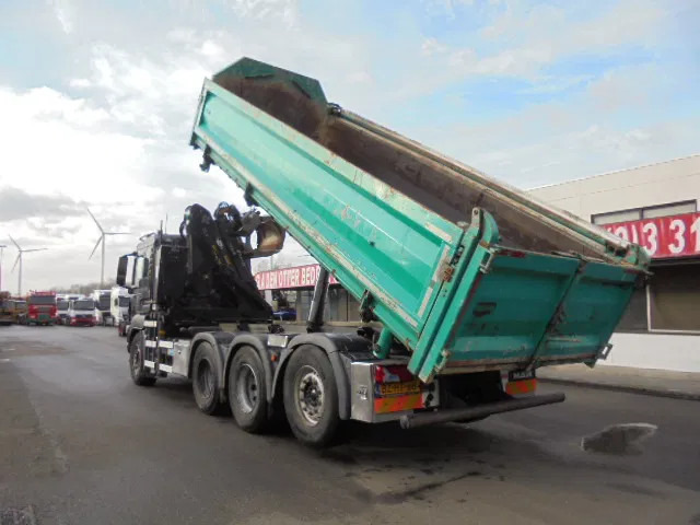 Camion benne, Camion grue MAN TGS 35.440 8X4 TRIPLE NL TRUCK: photos 8