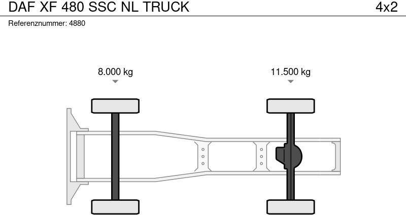 Tracteur routier DAF XF 480 SSC NL TRUCK: photos 19