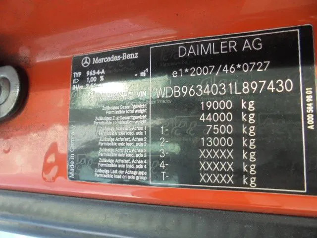 Tracteur routier Mercedes-Benz Actros 1840: photos 16 Tracteur routier Mercedes-Benz Actros 1840: photos 16