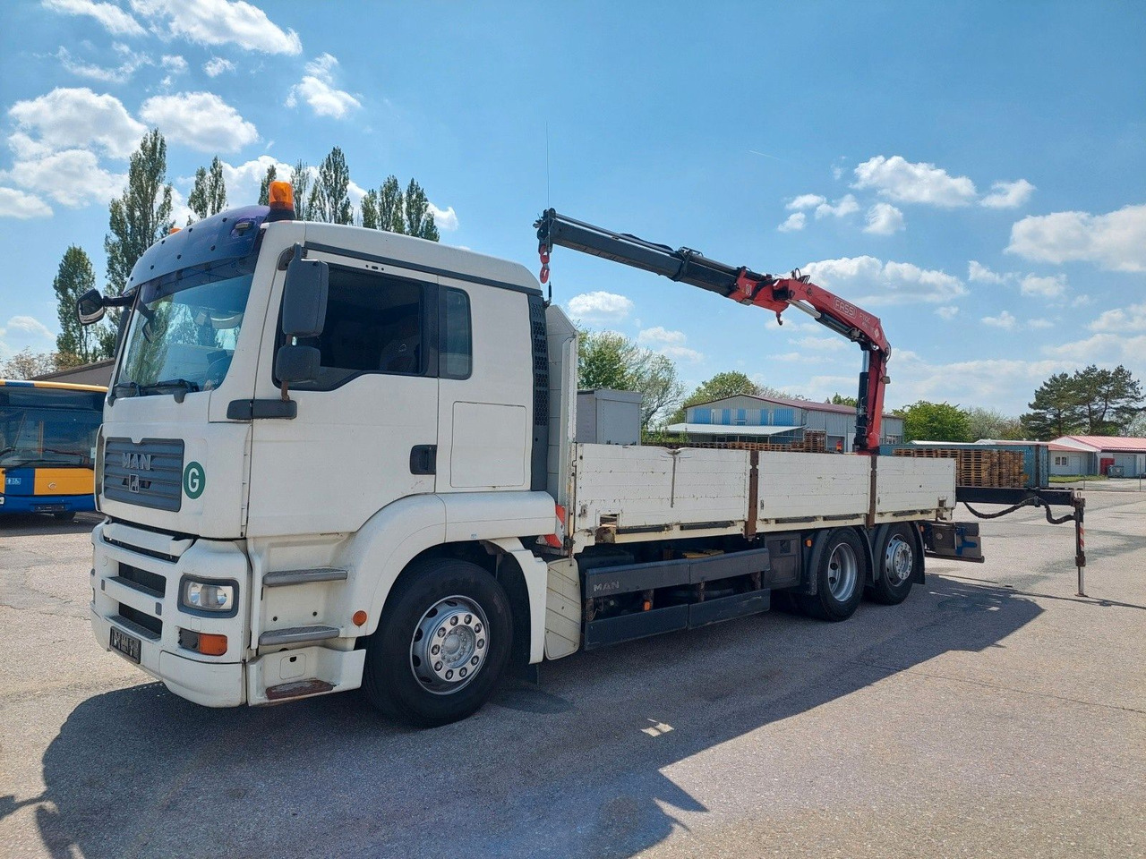 MAN GA 26.320 6X2-2 BL + Kran Fassi F110AC22 - Camion plateau, Camion grue: photos 1 MAN GA 26.320 6X2-2 BL + Kran Fassi F110AC22 - Camion plateau, Camion grue: photos 1