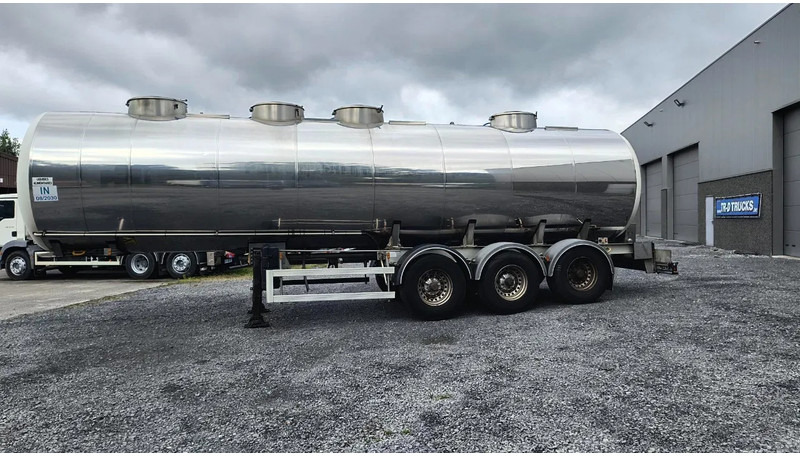 Semi-remorque citerne pour transport de lait Magyar INSULATED INOX TANK 30500L - 4 COMPARTIMENTS: photos 8