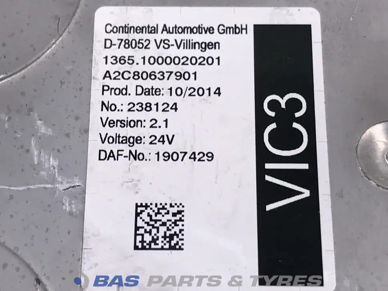 DAF Regeleenheid VIC DAF 2025292 - Bloc de gestion pour Camion: photos 2 DAF Regeleenheid VIC DAF 2025292 - Bloc de gestion pour Camion: photos 2