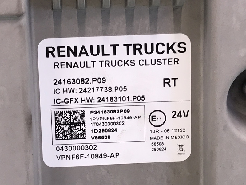 Renault T-Serie Evolution Instrumentenpaneel Renault 7424163082 - Panel de instrumentos pour Camion: photos 3 Renault T-Serie Evolution Instrumentenpaneel Renault 7424163082 - Panel de instrumentos pour Camion: photos 3