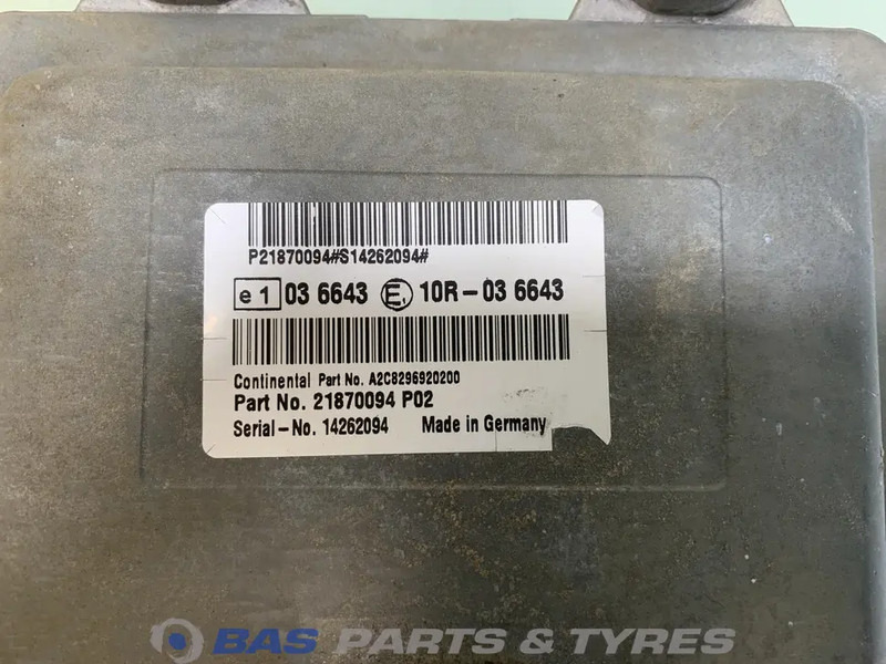 Volvo Regeleenheid Ad-Blue Volvo 21870094 - Bloc de gestion pour Camion: photos 3 Volvo Regeleenheid Ad-Blue Volvo 21870094 - Bloc de gestion pour Camion: photos 3