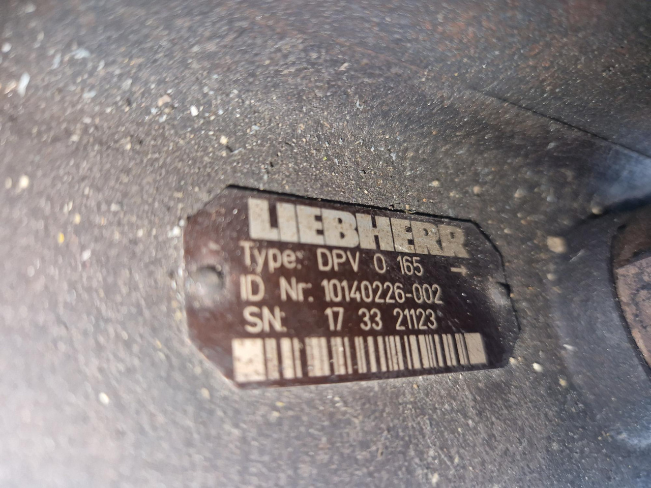 Liebherr DPV 0 165 - Pompe hydraulique pour Engins de chantier: photos 2 Liebherr DPV 0 165 - Pompe hydraulique pour Engins de chantier: photos 2