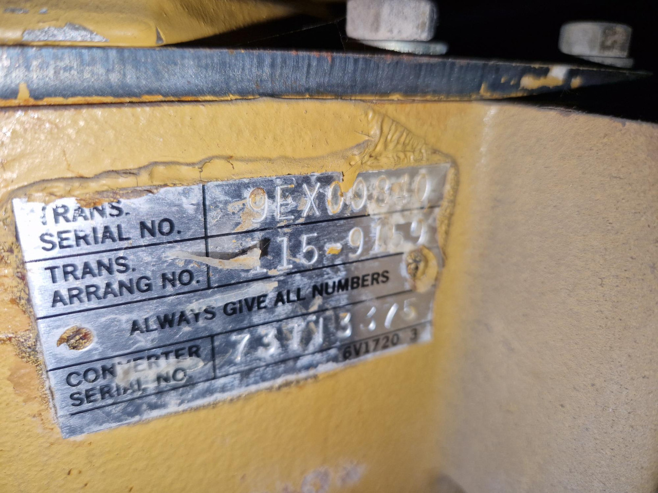 TRANSMISION PARA CAT 980FII 6V-1720 - Transmission pour Engins de chantier: photos 1 TRANSMISION PARA CAT 980FII 6V-1720 - Transmission pour Engins de chantier: photos 1