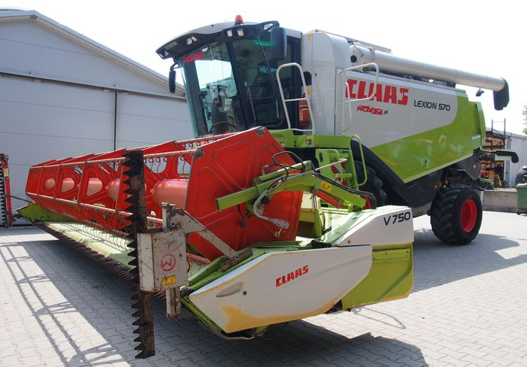 Kombajn zbożawy Claas Lexon 570 Kombajn zbożowy CLAAS LEXION 570+ heder VARIO 7,5m - Moissonneuse-batteuse: photos 2 Kombajn zbożawy Claas Lexon 570 Kombajn zbożowy CLAAS LEXION 570+ heder VARIO 7,5m - Moissonneuse-batteuse: photos 2