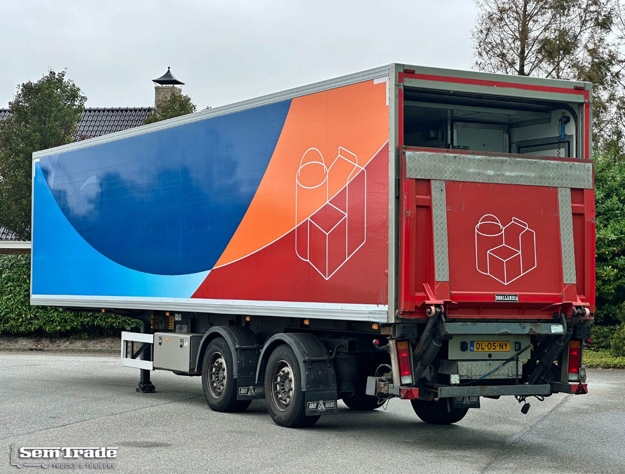 Diversen City Trailer Carrier Vector 1850 MT TRI-Temp Tail Lift Side Door Steering Axle 2 Pieces Available - Semi-remorque frigorifique: photos 3 Diversen City Trailer Carrier Vector 1850 MT TRI-Temp Tail Lift Side Door Steering Axle 2 Pieces Available - Semi-remorque frigorifique: photos 3