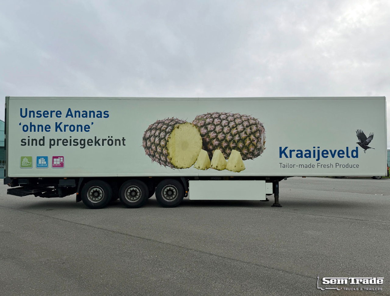 Krone SD Thermo King SLX 300 Tail Lift 2x Lift Axle TOP Condtion Holland-Trailer - Semi-remorque frigorifique: photos 5 Krone SD Thermo King SLX 300 Tail Lift 2x Lift Axle TOP Condtion Holland-Trailer - Semi-remorque frigorifique: photos 5