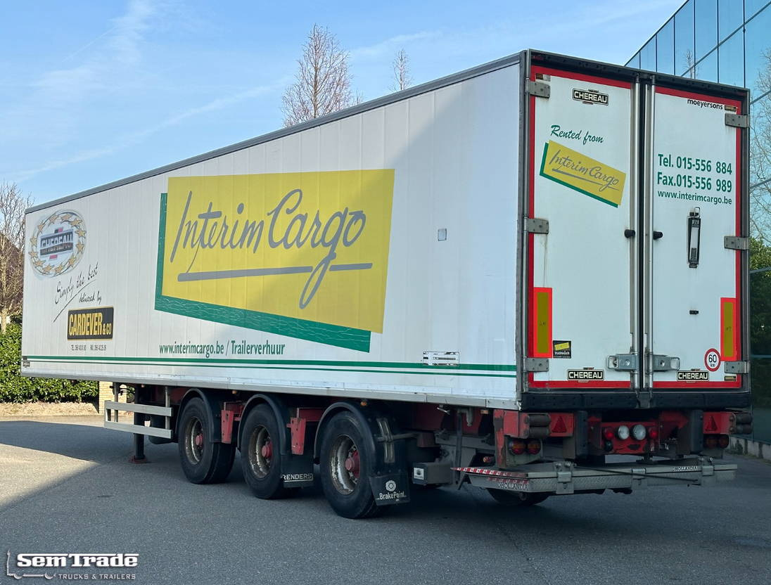 Renders Chereau Carrier Maxima 1300 Steering Axle Tail Lift Belgium Trailer - Semi-remorque frigorifique: photos 3 Renders Chereau Carrier Maxima 1300 Steering Axle Tail Lift Belgium Trailer - Semi-remorque frigorifique: photos 3