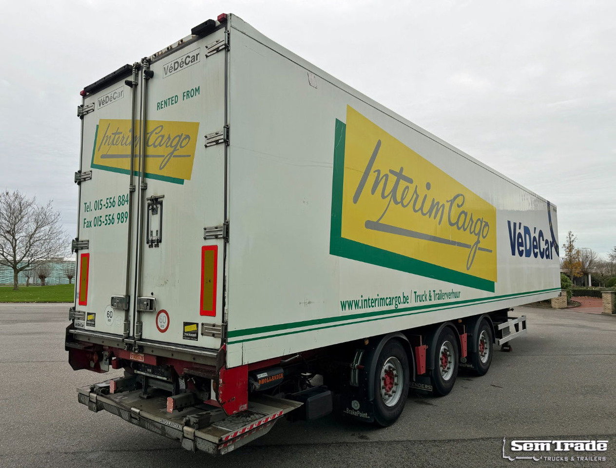 Renders VÉDÉCAR Carrier Maxima 1300 2X Steering Axle Tail Lift Belgium-Trailer - Semi-remorque frigorifique: photos 4 Renders VÉDÉCAR Carrier Maxima 1300 2X Steering Axle Tail Lift Belgium-Trailer - Semi-remorque frigorifique: photos 4