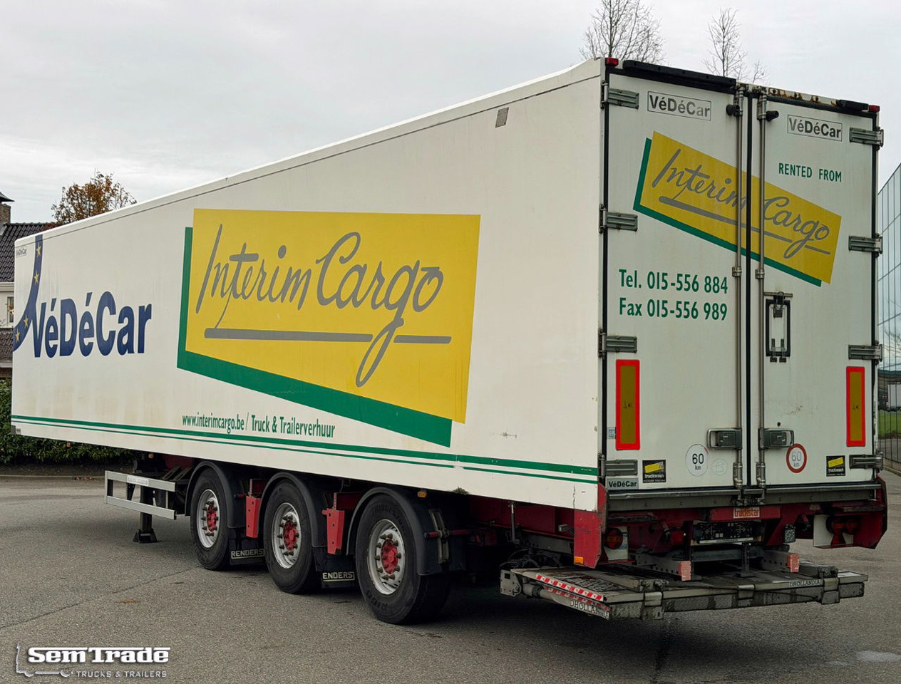 Renders VÉDÉCAR Carrier Maxima 1300 2X Steering Axle Tail Lift Belgium-Trailer - Semi-remorque frigorifique: photos 3 Renders VÉDÉCAR Carrier Maxima 1300 2X Steering Axle Tail Lift Belgium-Trailer - Semi-remorque frigorifique: photos 3