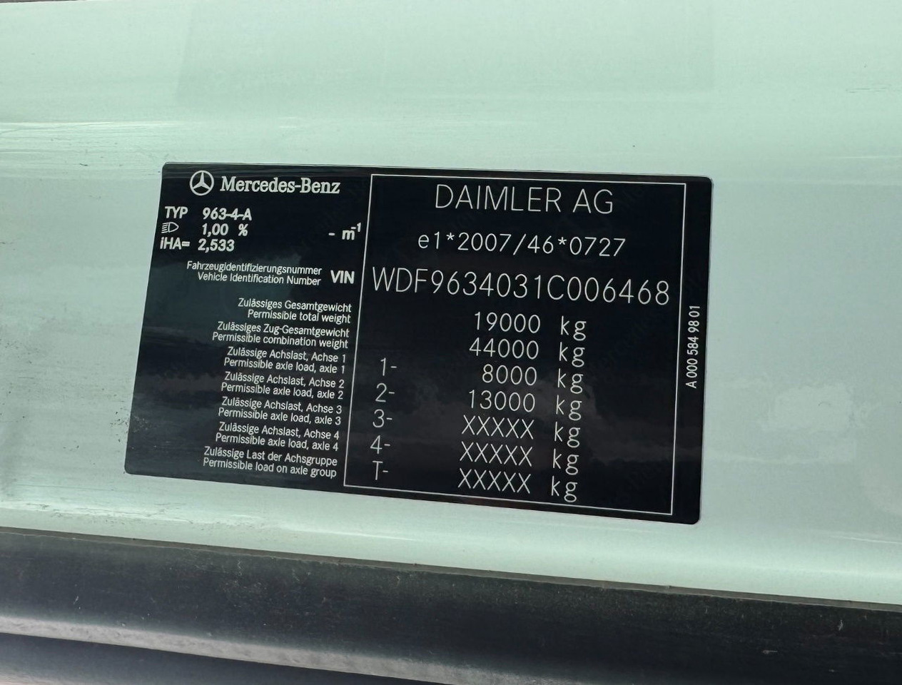 Tracteur routier Mercedes-Benz Actros 1945 382.000 KM NEW TUV APK PTO + Hydraulics TOP Condition NL Truck: photos 12