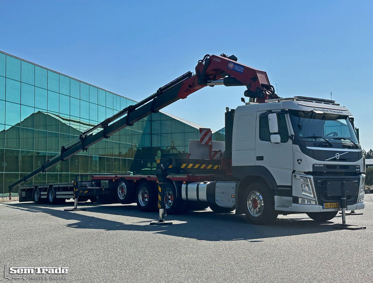 Volvo FMX 540 8X4 HMF 6020 K8 Kraan 231.000 KM + 2023 Sterk Trailer Super Condit - Camion grue: photos 5 Volvo FMX 540 8X4 HMF 6020 K8 Kraan 231.000 KM + 2023 Sterk Trailer Super Condit - Camion grue: photos 5