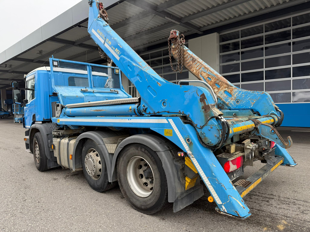 SCANIA P450 6x2 + AK16N TC - Camion multibenne: photos 3 SCANIA P450 6x2 + AK16N TC - Camion multibenne: photos 3