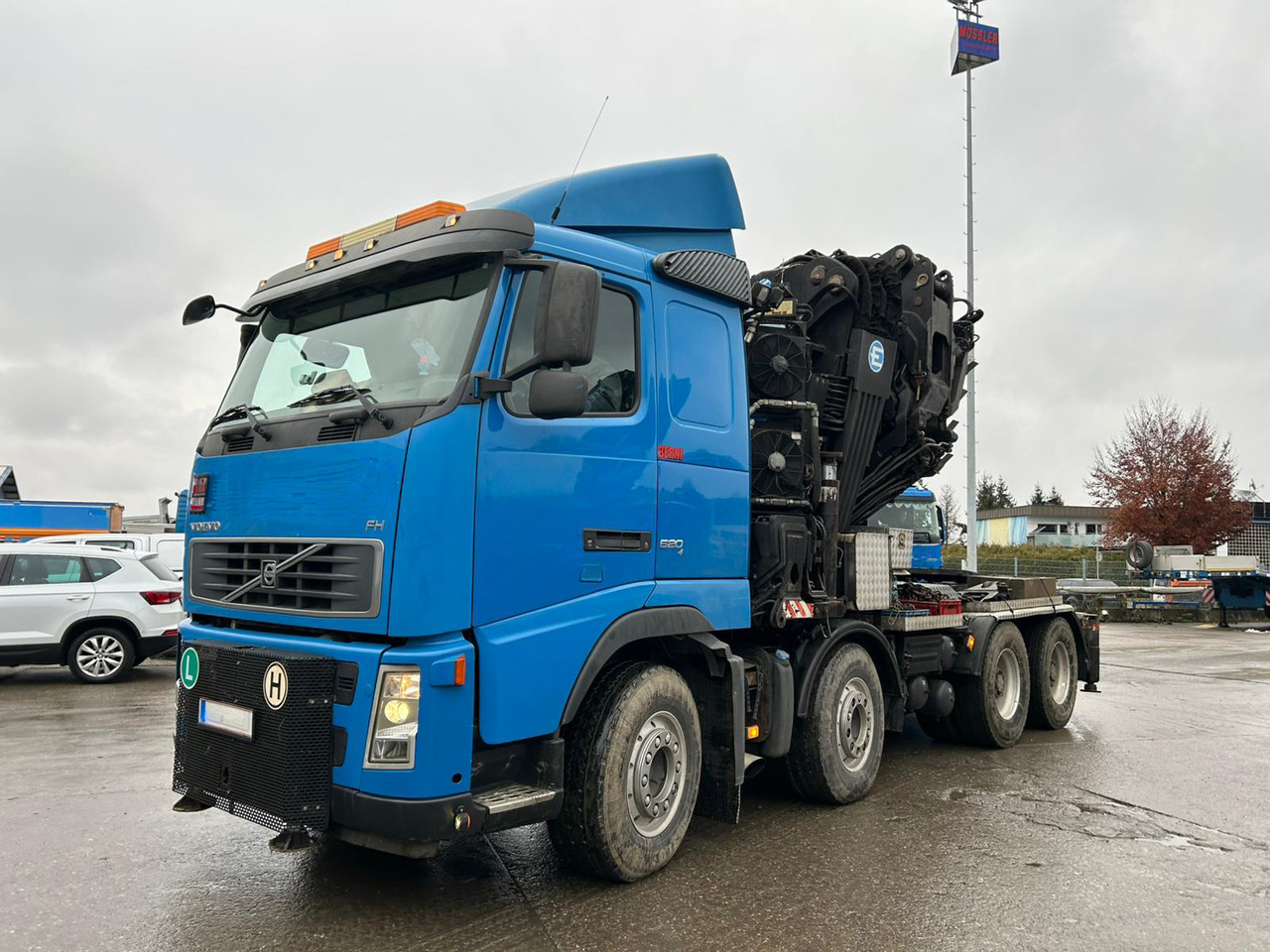 Volvo 520 FH + Effer 1550/8S - Grue auxiliaire: photos 1 Volvo 520 FH + Effer 1550/8S - Grue auxiliaire: photos 1