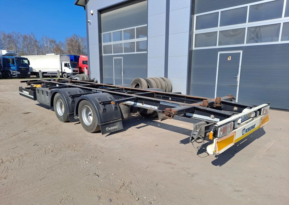 Krone Przyczepa Tandem - Remorque porte-conteneur/ Caisse mobile: photos 1 Krone Przyczepa Tandem - Remorque porte-conteneur/ Caisse mobile: photos 1